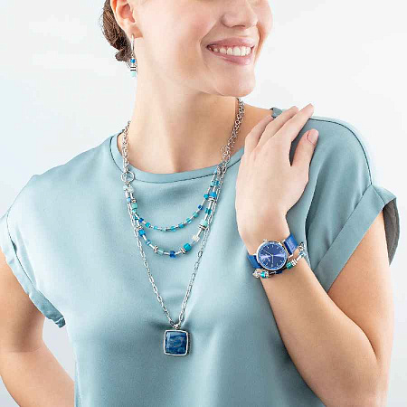 Колье Turquoise Coeur de Lion 4715/10-0600
