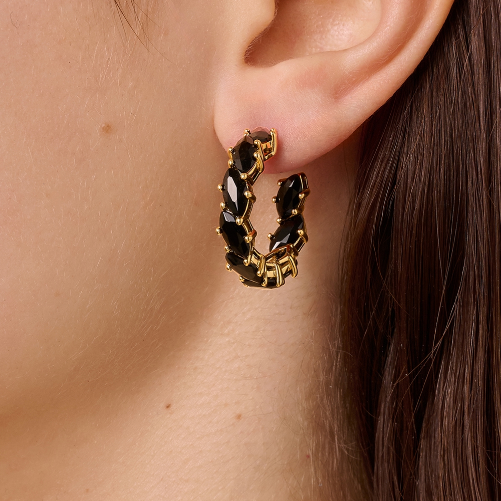 Серьги TAMARIN SG BLACK Dyrberg Kern 470016