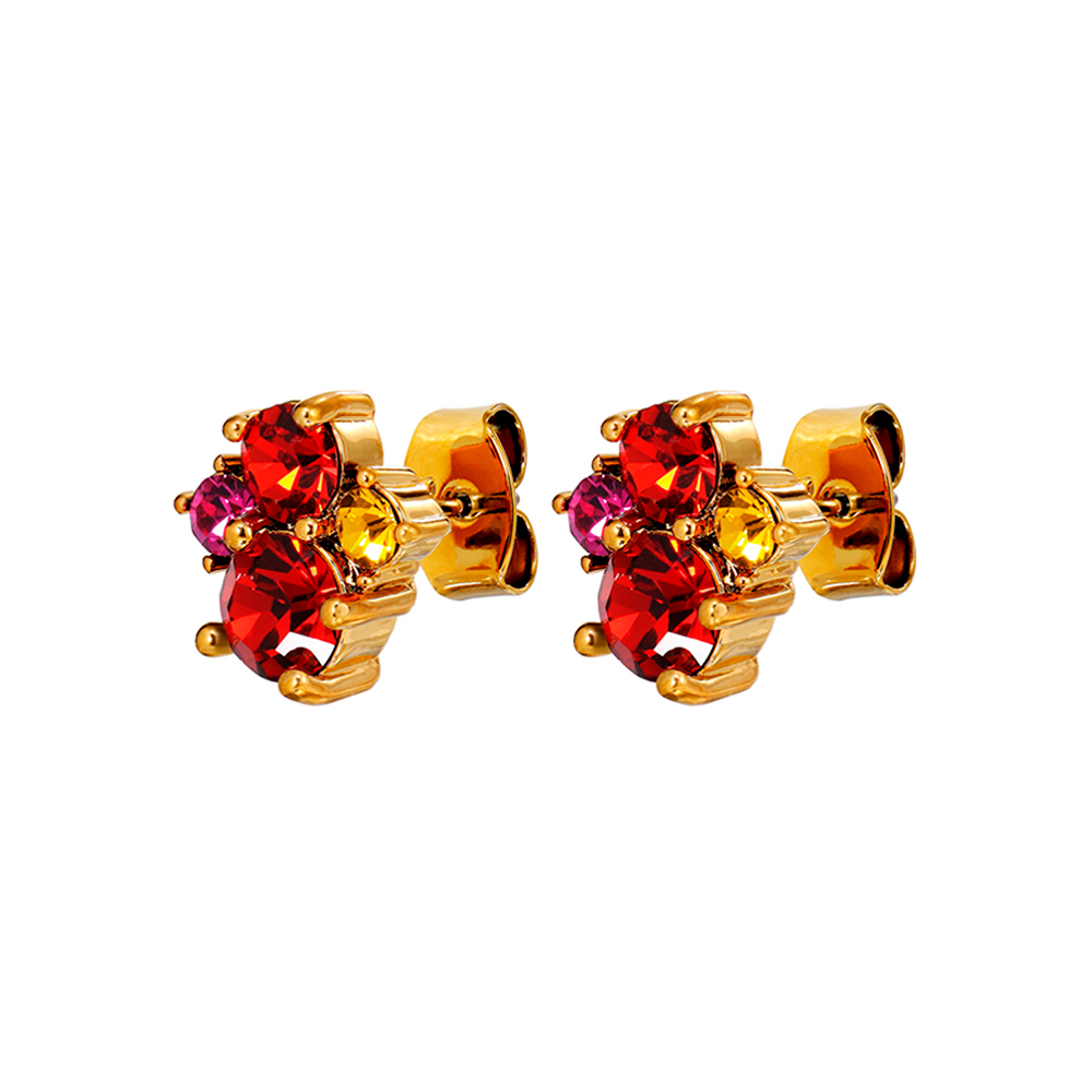 Серьги BILLIS SG RED / PINK Dyrberg Kern 470139