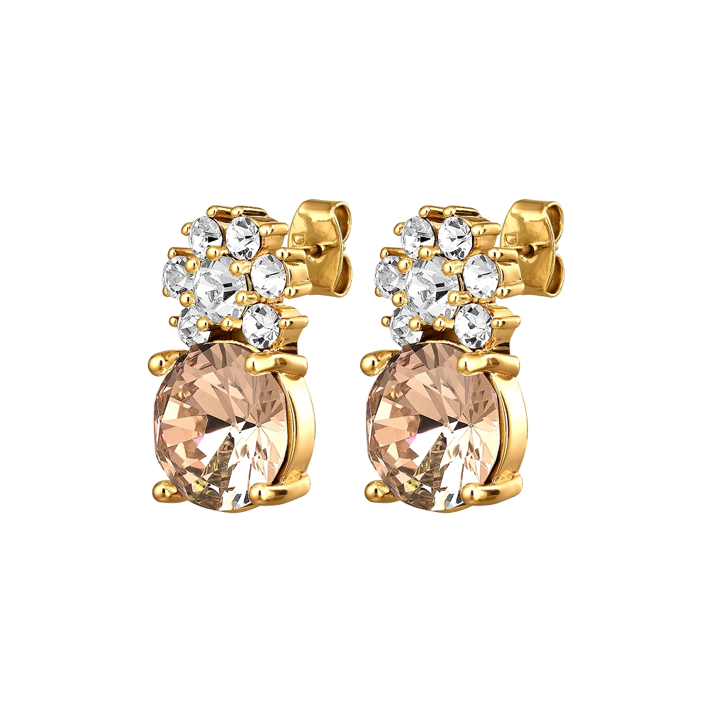Серьги BECKIA SG GOLDEN / CRYSTAL Dyrberg Kern 460068
