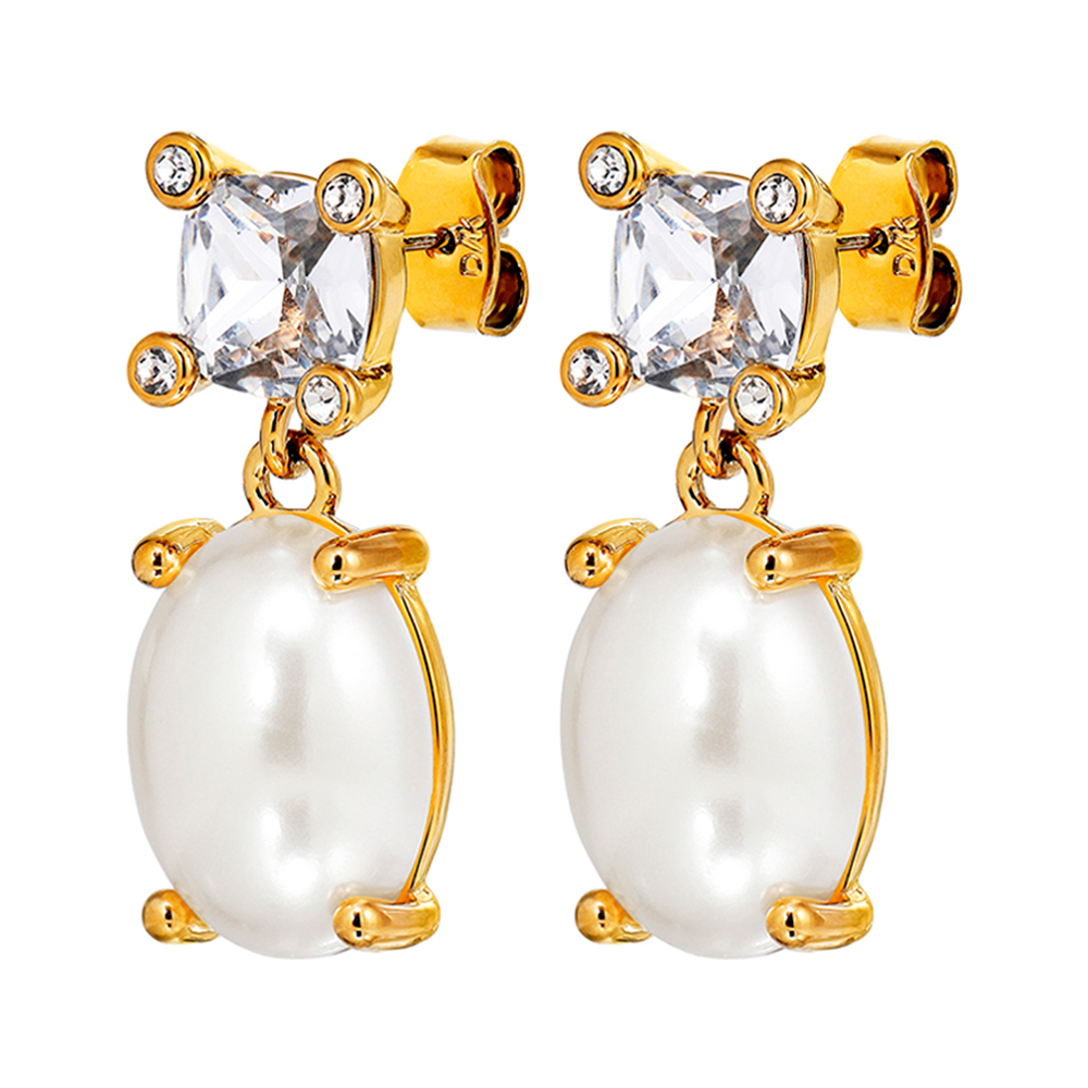 Серьги ANTONIA SG CRYSTAL / WHITE PEARL Dyrberg Kern 470146