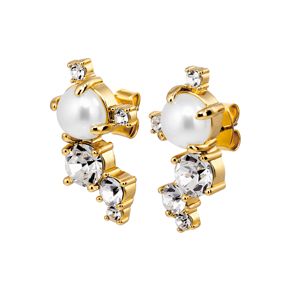 Серьги CURRA SG CRYSTAL / WHITE PEARL Dyrberg Kern 480085