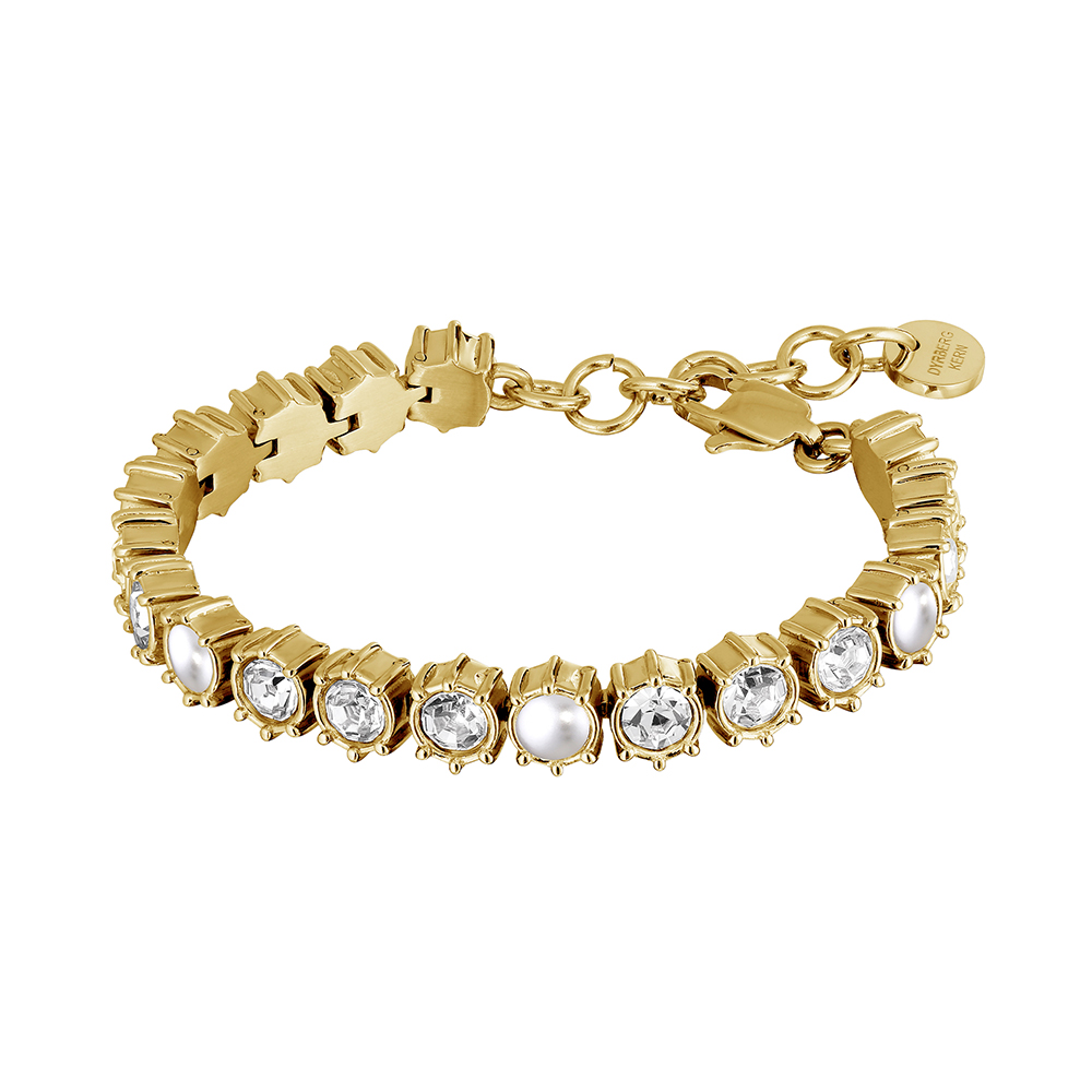 Браслет COURAGE SG CRYSTAL / WHITE PEARL Dyrberg Kern 480147