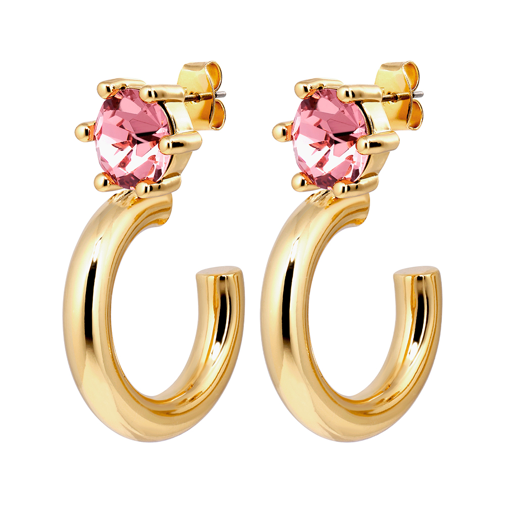 Серьги QUINTE SG LIGHT ROSE 480080
