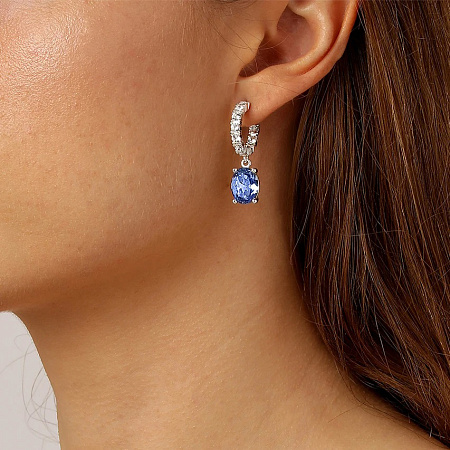 Серьги BARBARA SS LIGHT BLUE  420118