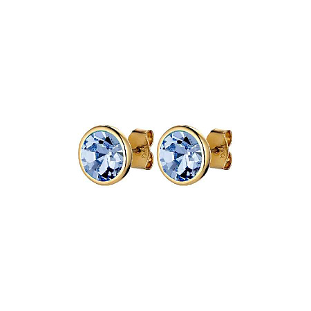Пусеты DIA SG LIGHT SAPPHIRE Dyrberg Kern 440169
