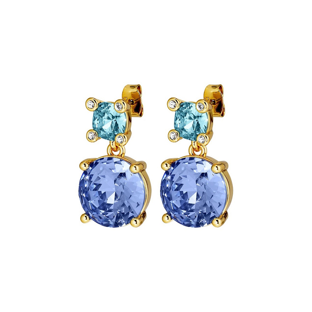 Серьги NICOLA SG LIGHT BLUE / AQUA Dyrberg Kern 440010
