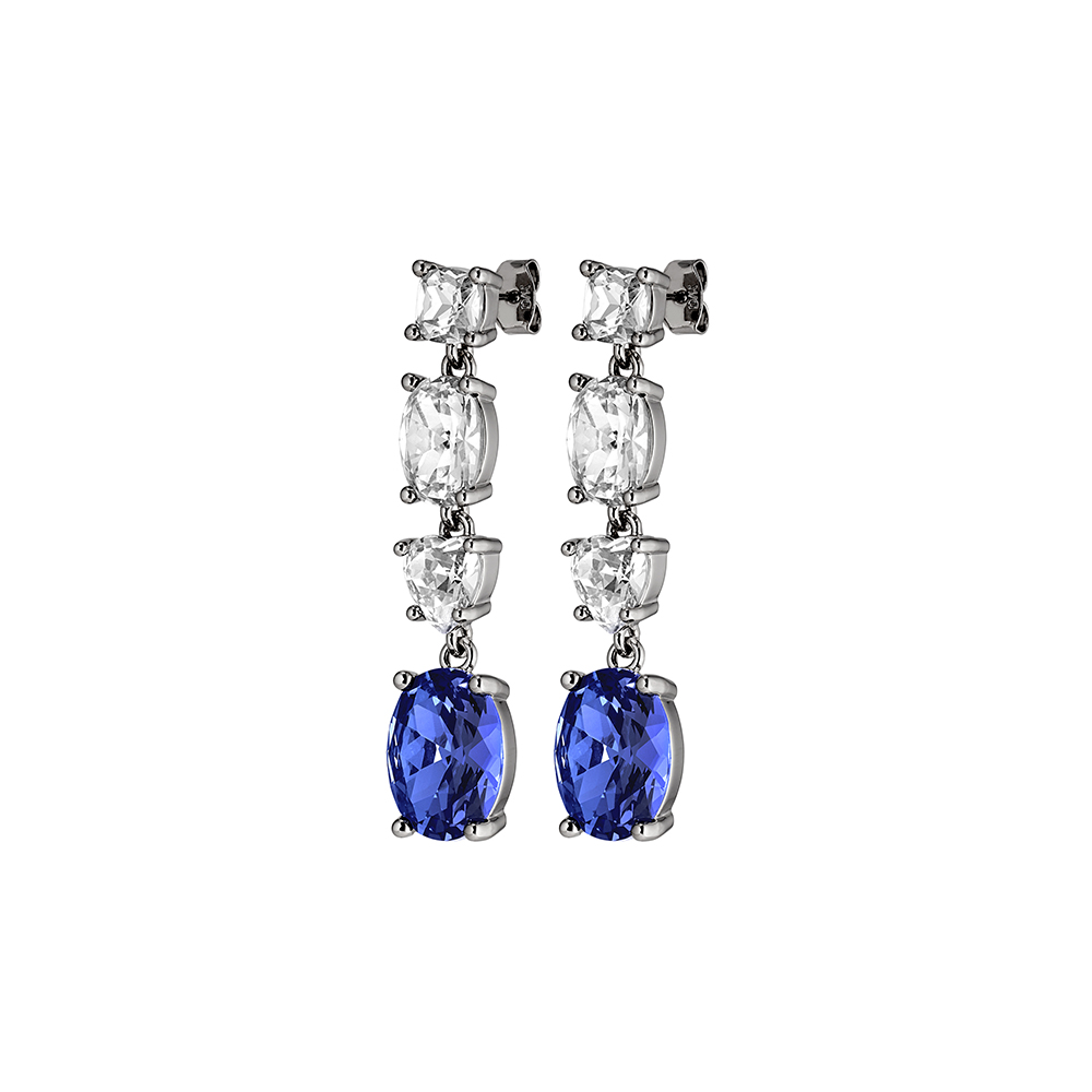 Серьги CARMEN SS SAPPHIRE/CRYSTAL Dyrberg Kern 440020