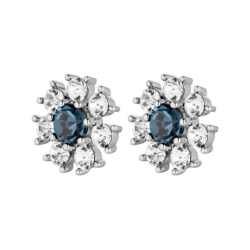 Серьги AUDE SS ROYAL BLUE / CRYSTAL Dyrberg Kern 430041