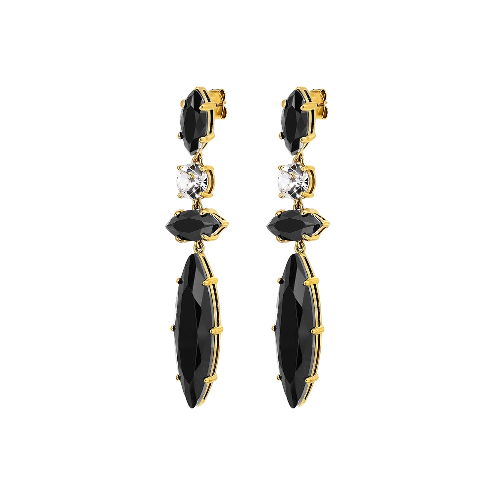 Серьги TENERE SG BLACK_CRYSTAL Dyrberg Kern 470031