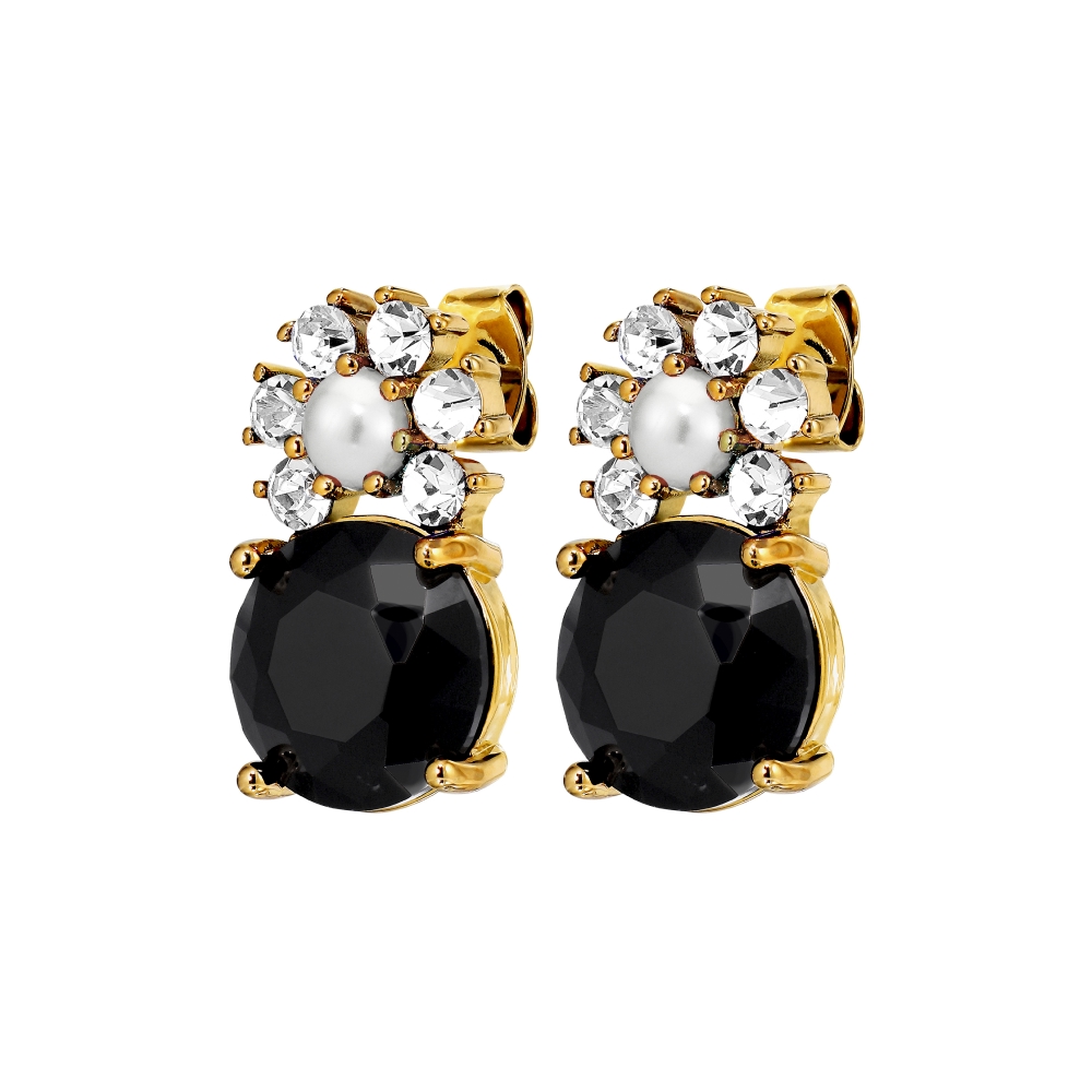 Серьги BECKIA SG BLACK / CRYSTAL Dyrberg Kern 470098