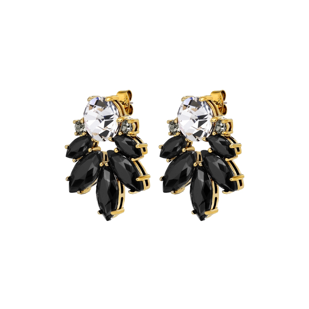 Серьги DRAGO SG BLACK / CRYSTAL Dyrberg Kern 470021