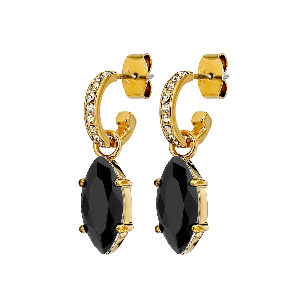 Серьги JUNIPE SG BLACK_GOLDEN Dyrberg Kern 470001