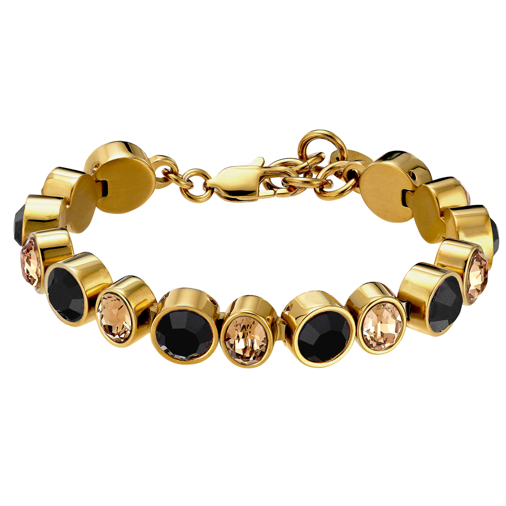 Браслет ELAINE SG BLACK /GOLDEN Dyrberg Kern 450164