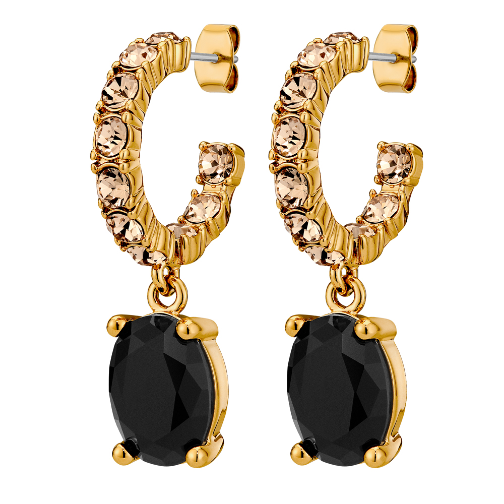 Серьги BARBARA SG BLACK / GOLDEN Dyrberg Kern 450061