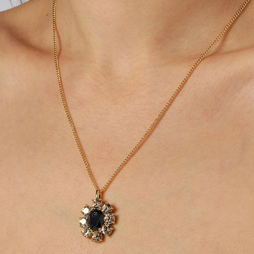 Колье CLAUDIA SG BLACK Dyrberg Kern 390081
