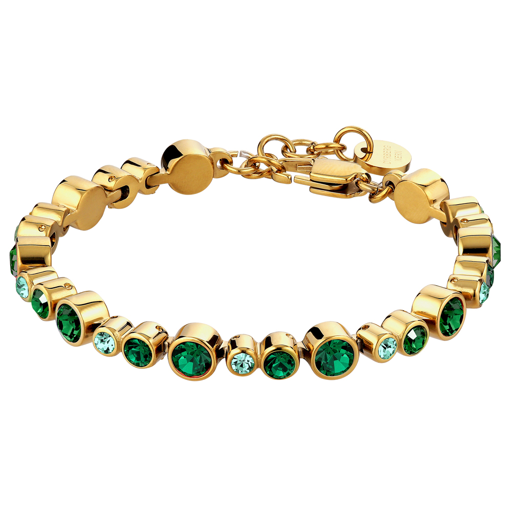 Браслет TERESIA SG EMERALD GREEN MIX Dyrberg Kern 450167