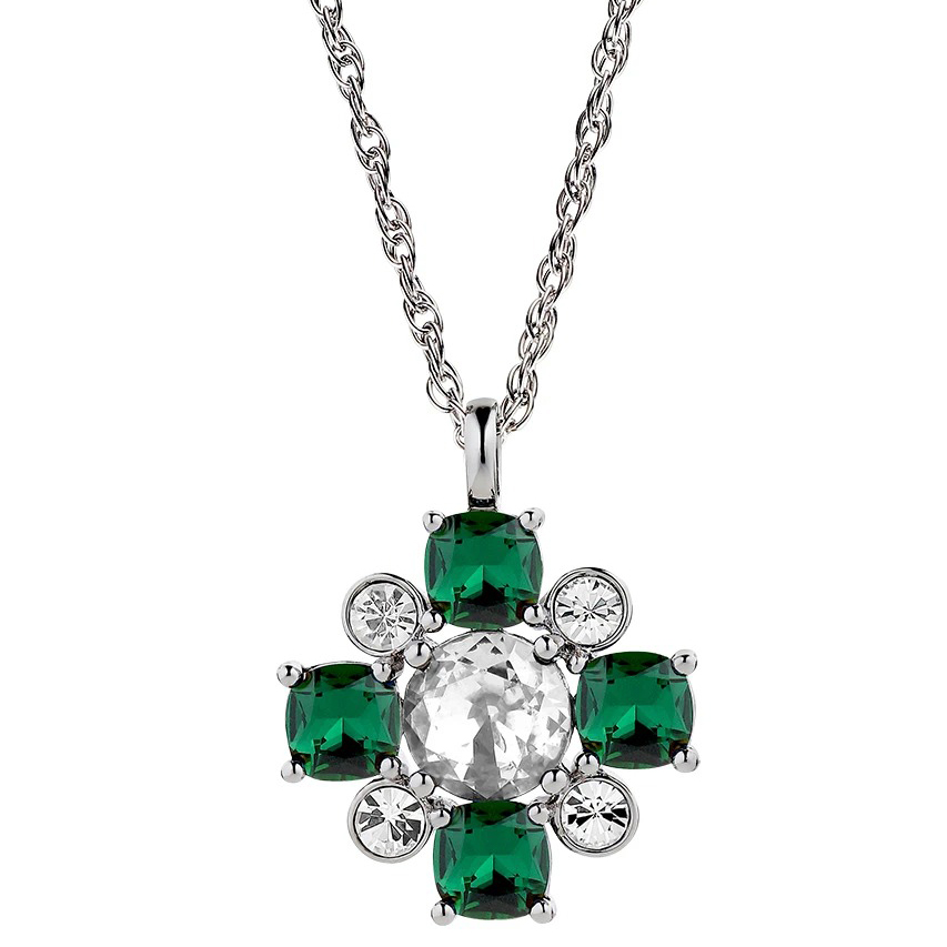 Колье SASSI SS EMERALD GREEN Dyrberg Kern 430065