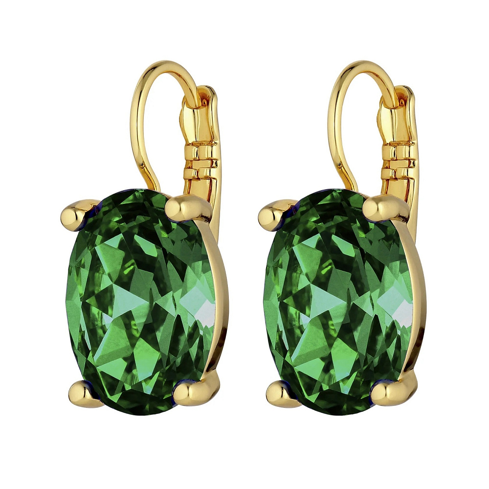 Серьги CHANTAL SG EMERALD GREEN Dyrberg Kern 430079