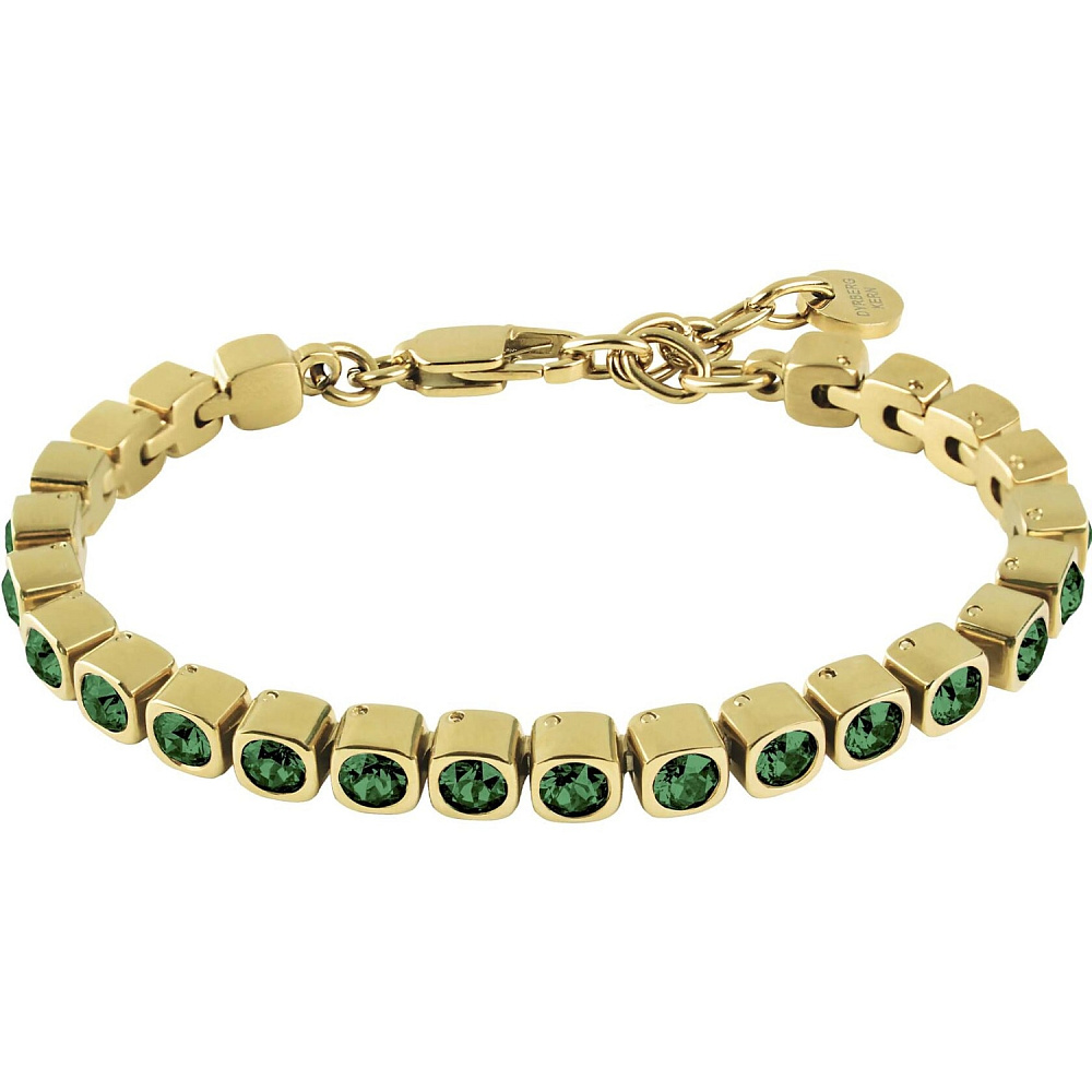 Браслет CORY SG EMERALD GREEN Dyrberg Kern 390091