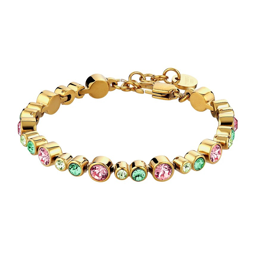 Браслет TERESIA SG ROSE/GREEN Dyrberg Kern 420108
