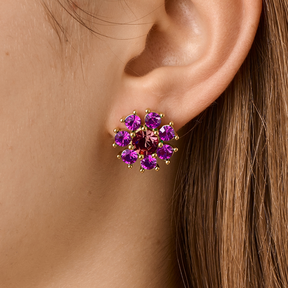 Серьги AUDE SG PINK /WINE Dyrberg Kern 450099