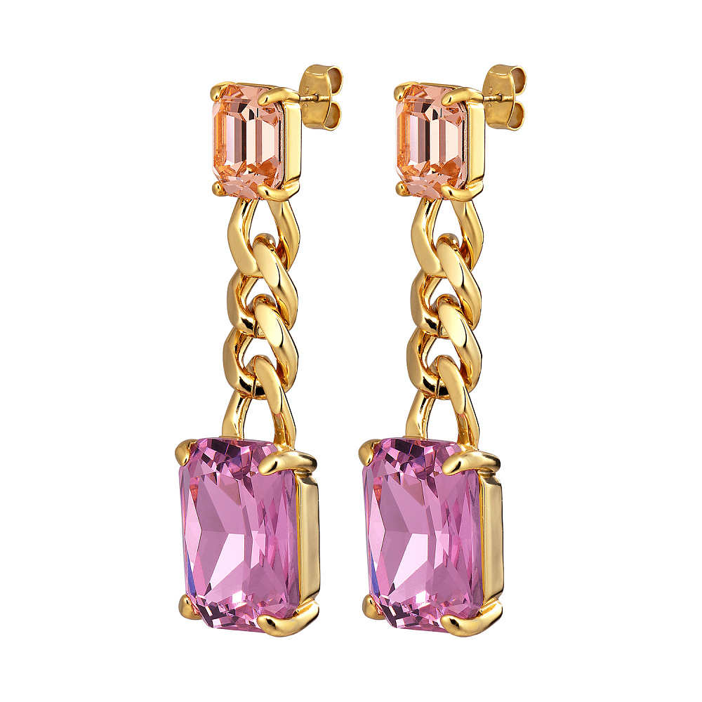 Серьги CALLA SG LIGHT ROSE / PEACH Dyrberg Kern 460010