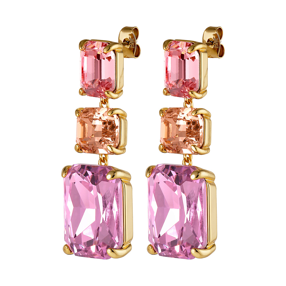 Серьги ESMARA SG LIGHT ROSE / PEACH Dyrberg Kern 460014