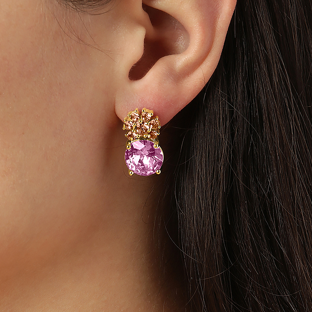 Серьги BECKIA SG LIGHT ROSE / PEACH Dyrberg Kern 460070