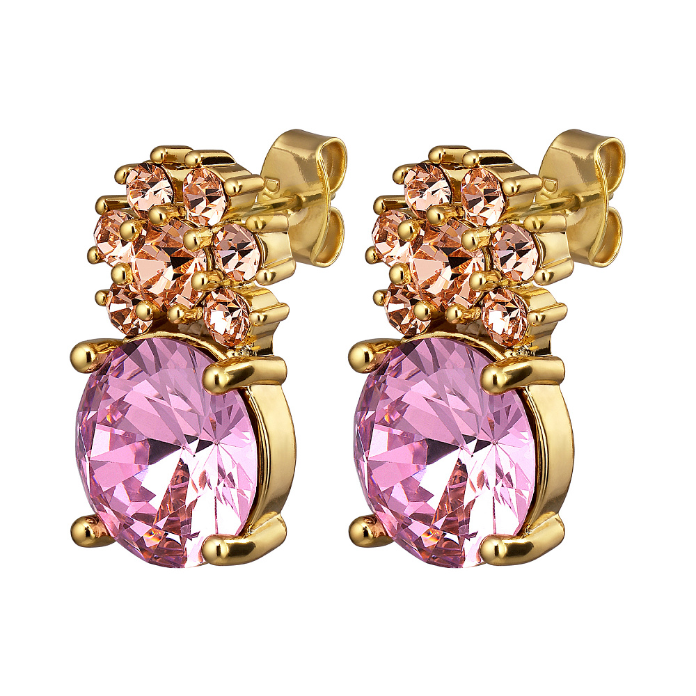 Серьги BECKIA SG LIGHT ROSE / PEACH Dyrberg Kern 460070