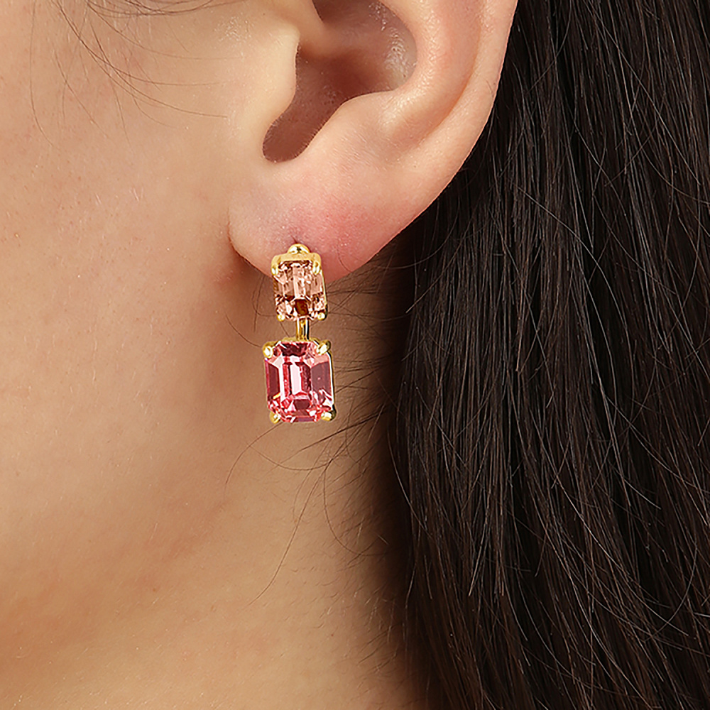 Серьги TETI SG LIGHT ROSE / PEACH Dyrberg Kern 460006