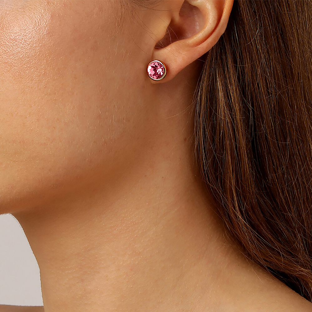 Пусеты DIA SG LIGHT ROSE Dyrberg Kern 420000 R/G