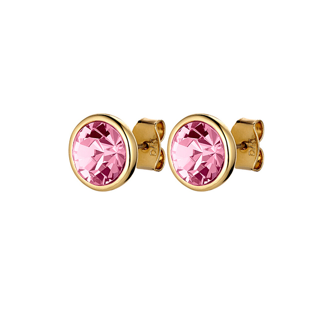 Пусеты DIA SG LIGHT ROSE Dyrberg Kern 420000 R/G