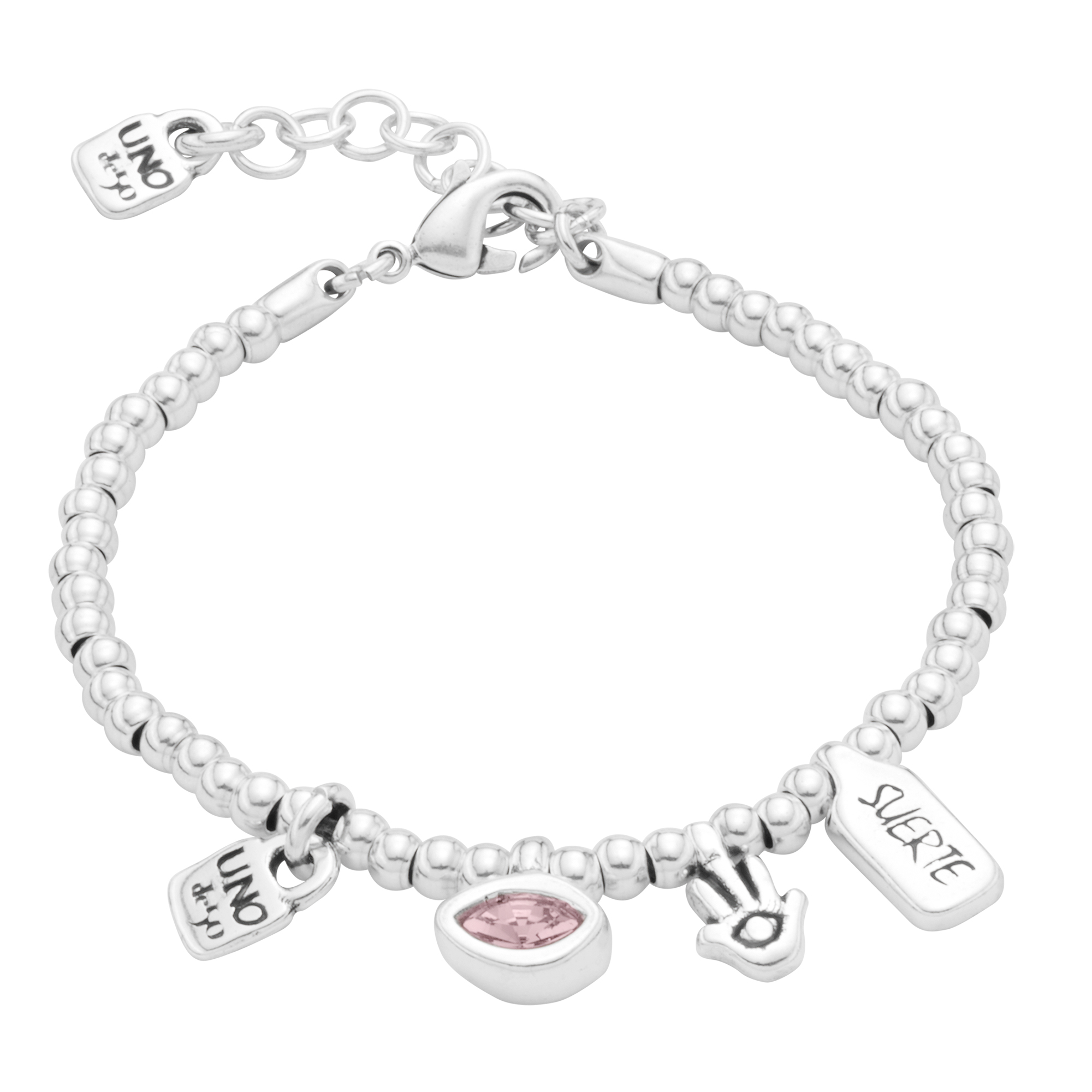 Браслет I'm waiting 4 U Pink с серебром PUL1853RSAMTL0