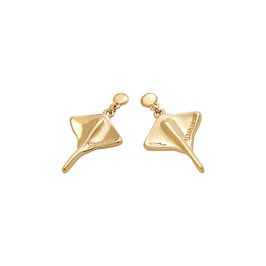 Серьги со скатом Ser Majestuosa, с золотом  PEN0956ORO0000U