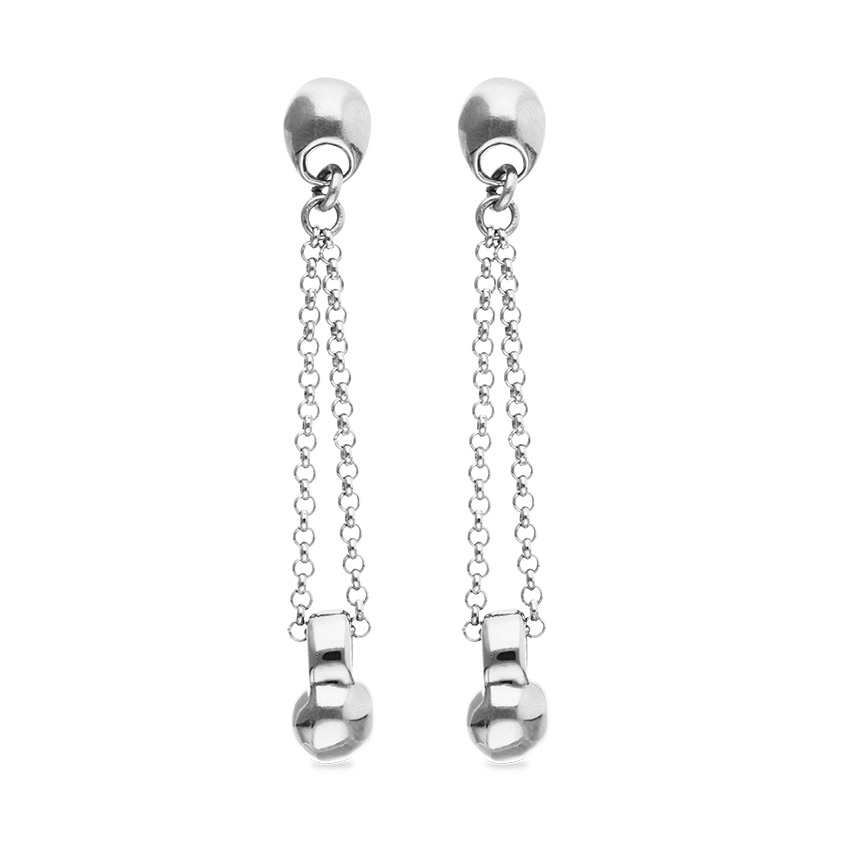Серьги Точка притяжения Gravity, с серебром  PEN1063MTL0000U