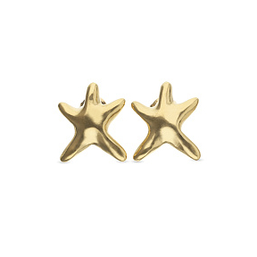 Серьги Звезда, маленькие с золотом  PEN1098ORO0000U