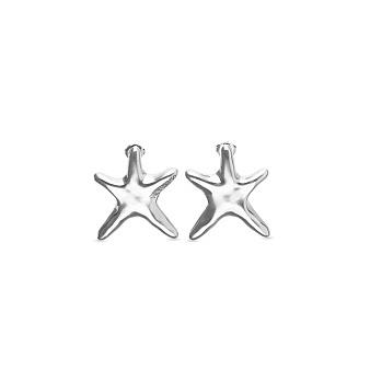Серьги Астерия, средние с серебром  PEN1085MTL0000U