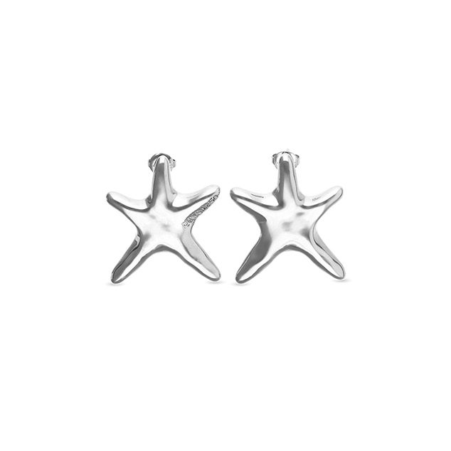 Серьги Астерия, средние с серебром  PEN1085MTL0000U