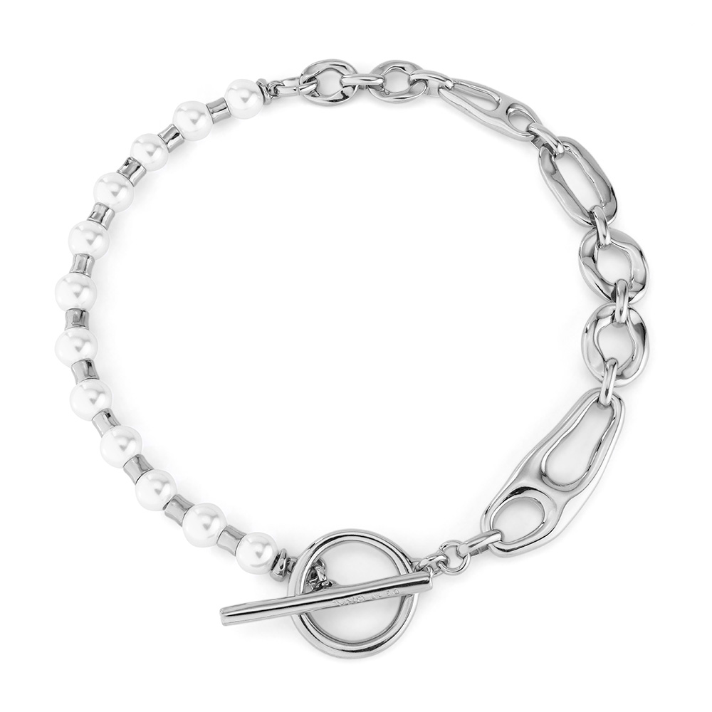 Ожерелье Pearl & Match с серебром  COL1841BPLMTL0U