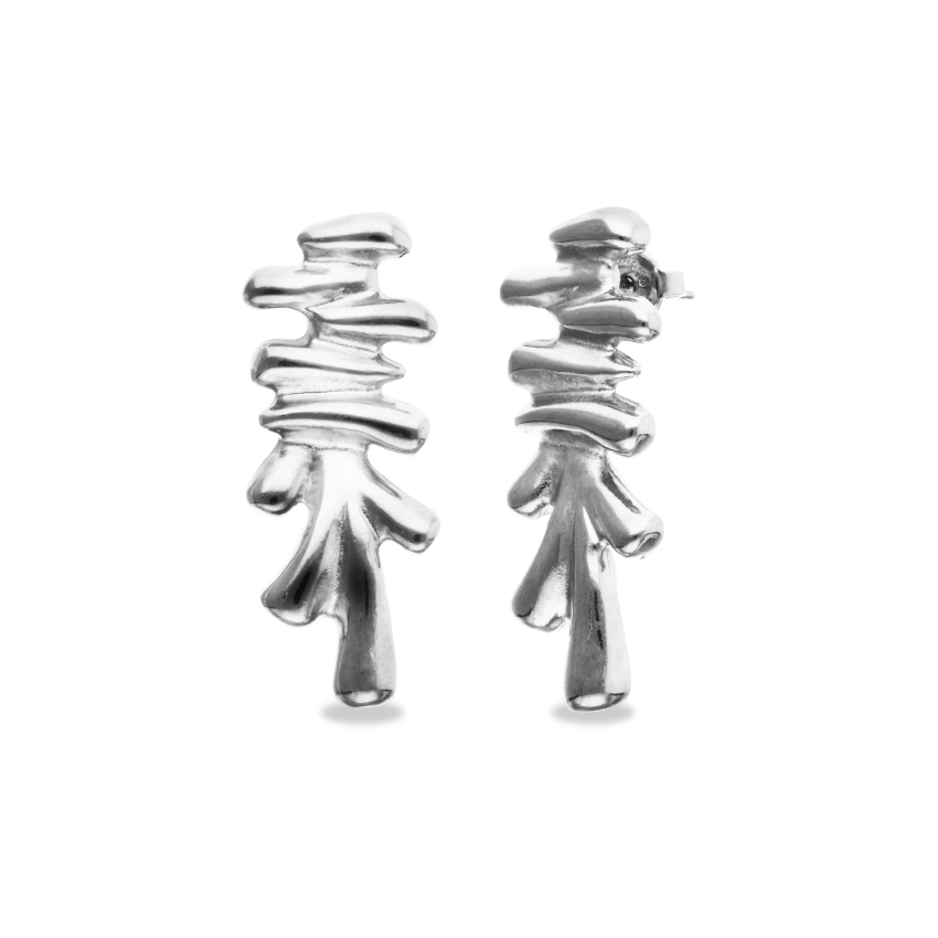 Серьги Лоза ROOTS, с серебром  PEN1070MTL0000U