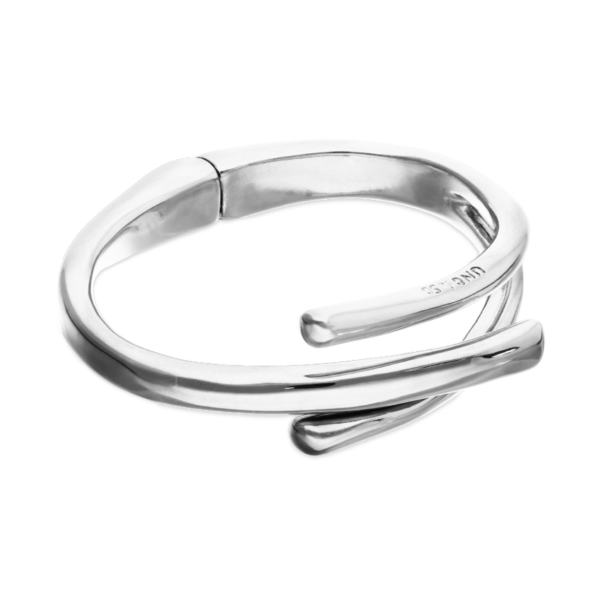 Жесткий браслет Ветвь двойная ROOTS, с серебром  PUL2631MTL0000