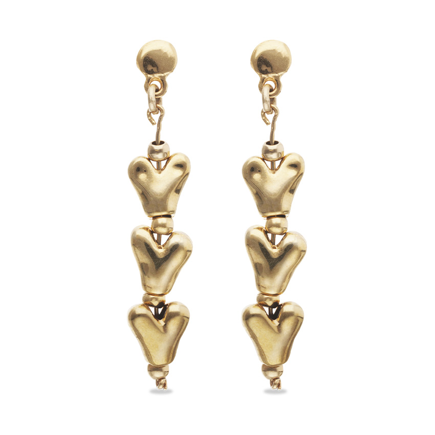 Серьги Слезы любви Beat, с золотом   PEN1072ORO0000U