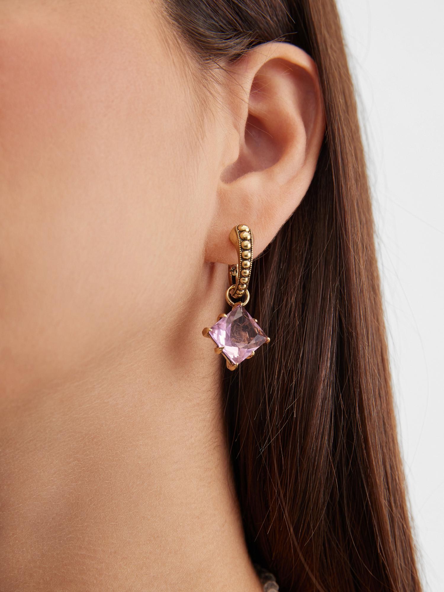Серьги SEGRETI DELL'OCEANO OR0588 KUNZITE