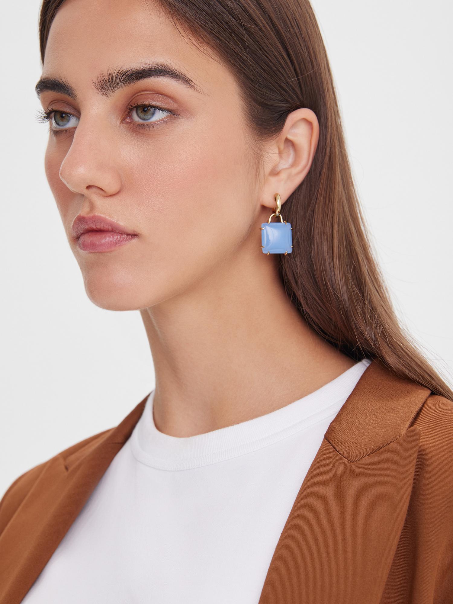 Серьги CARAMELLO OR0410 BLU PASTELLO