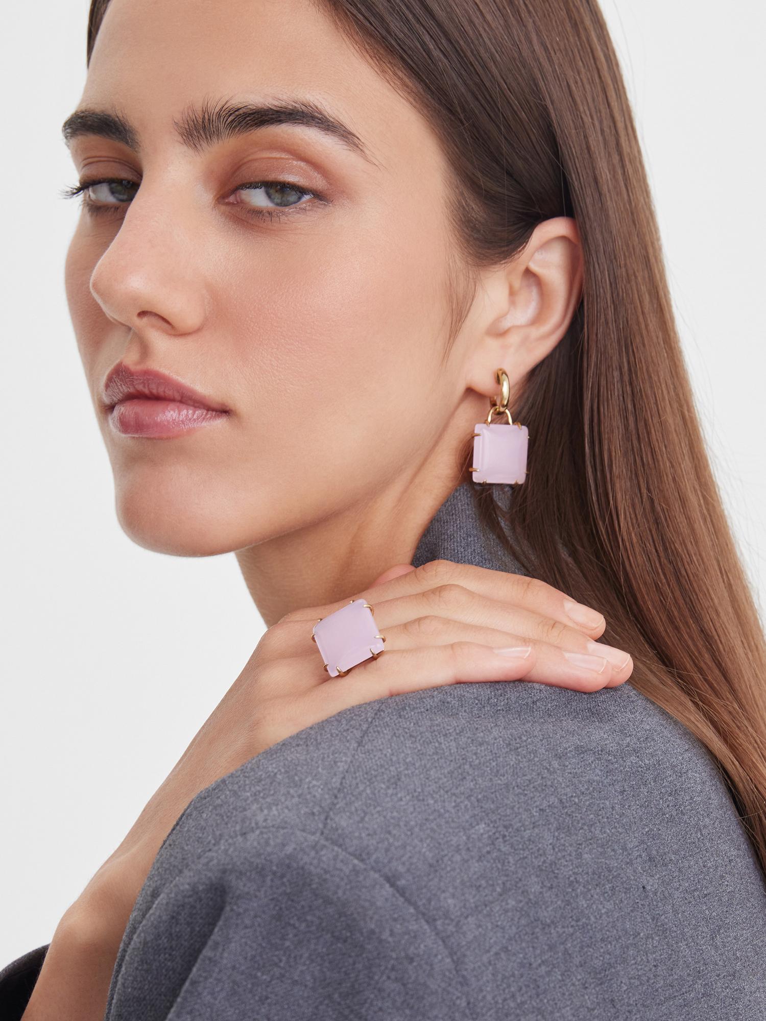 Серьги CARAMELLO OR0410 ROSA PASTELLO