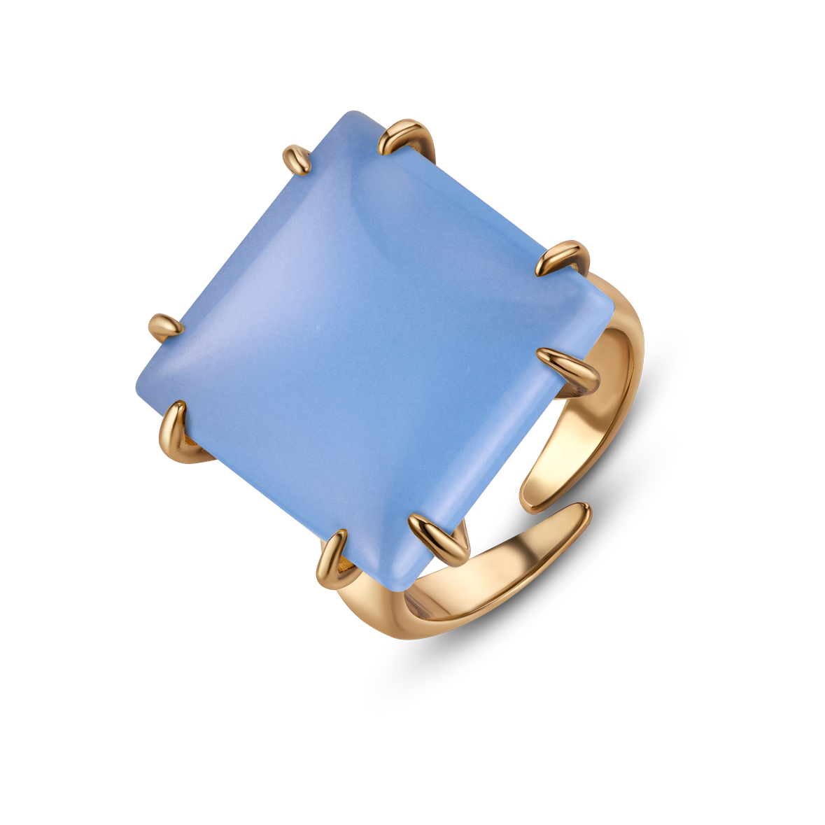 Кольцо CARAMELLO AN0410 BLU PASTELLO