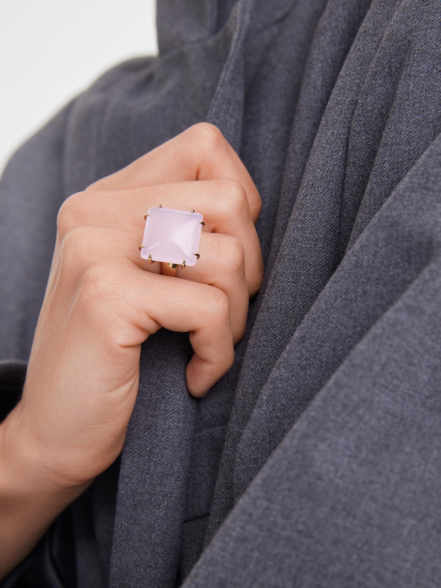 Кольцо CARAMELLO  AN0410 ROSA PASTELLO