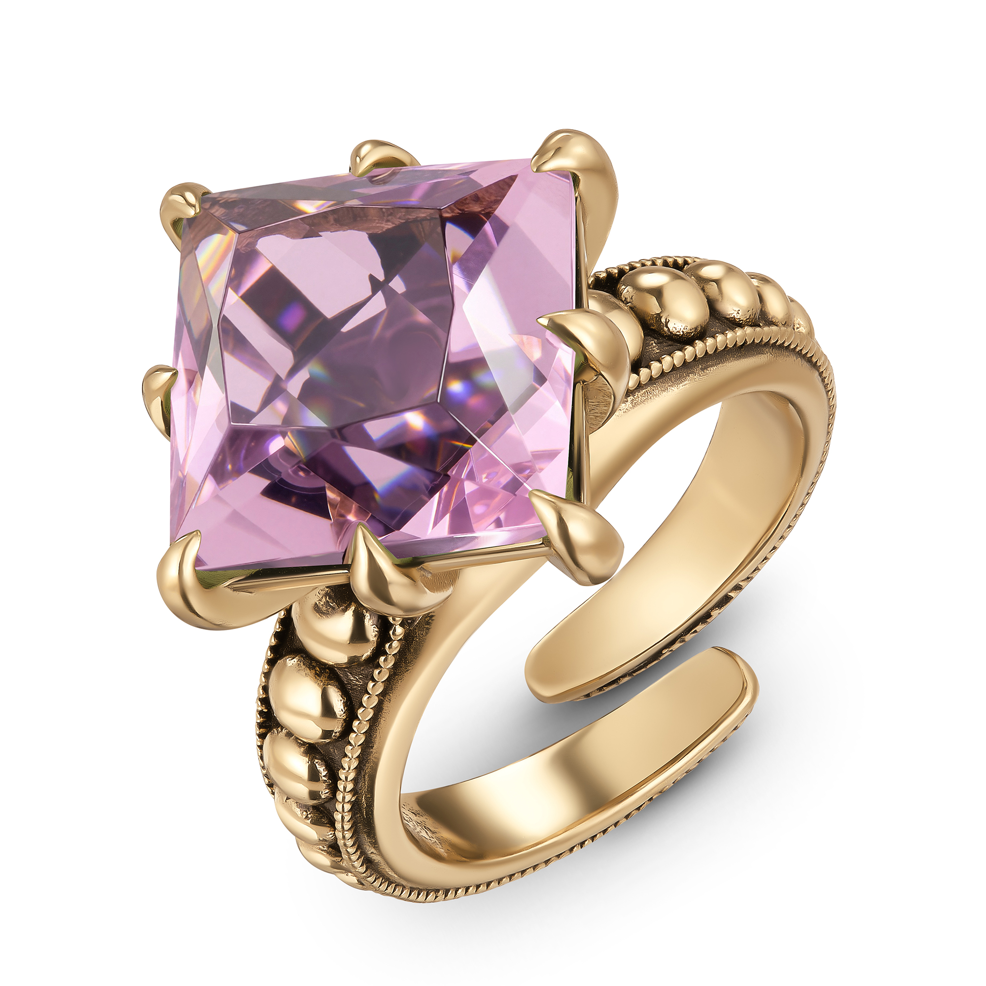 Кольцо SEGRETI DELL'OCEANO  AN0588 KUNZITE