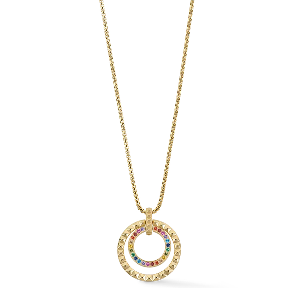 Колье Multicolour Rainbow-Gold 2067/10-1535